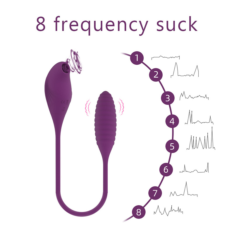 Вагіна смокче фалоімітатор вібратор з вібраційним яйцем